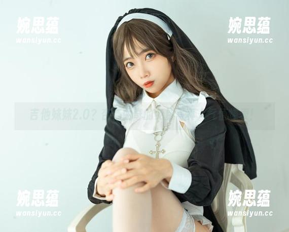 杏仁曲奇 吉他妹妹2.0?杏仁曲奇的免费写真人气值爆表!